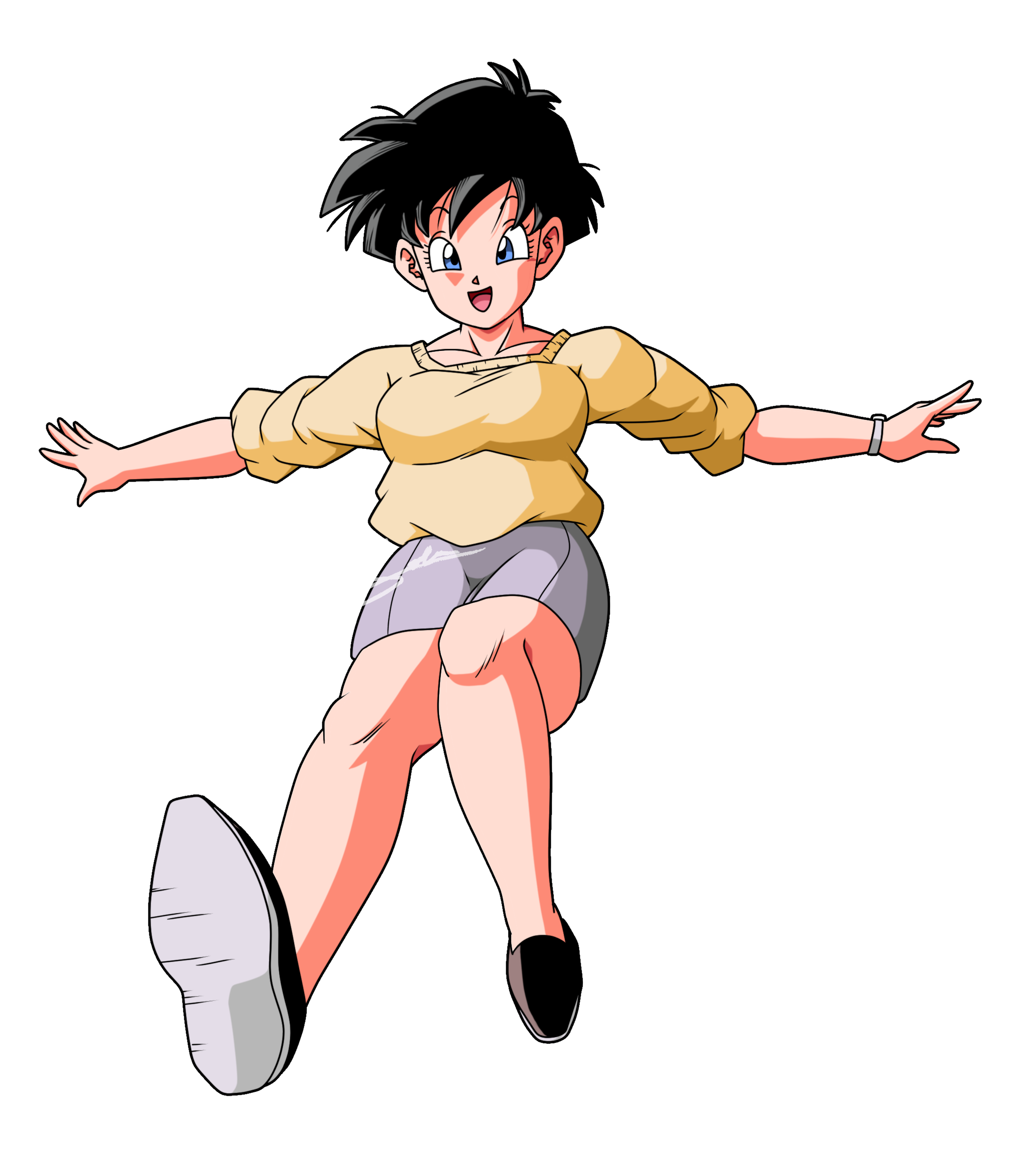 DBZ Videl V1 Render by Metamine10 on DeviantArt