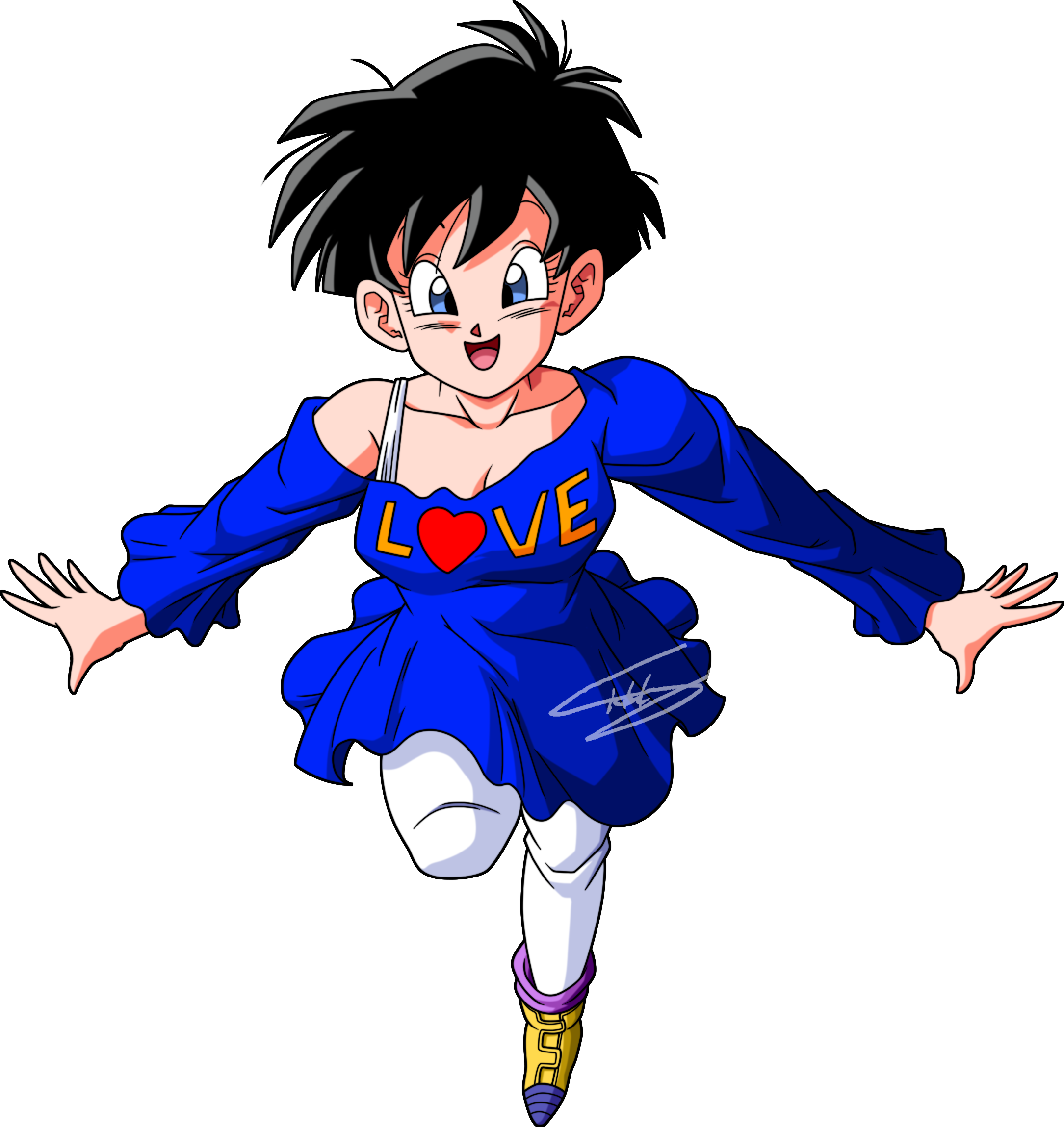 DBZ Videl V1 Render by Metamine10 on DeviantArt