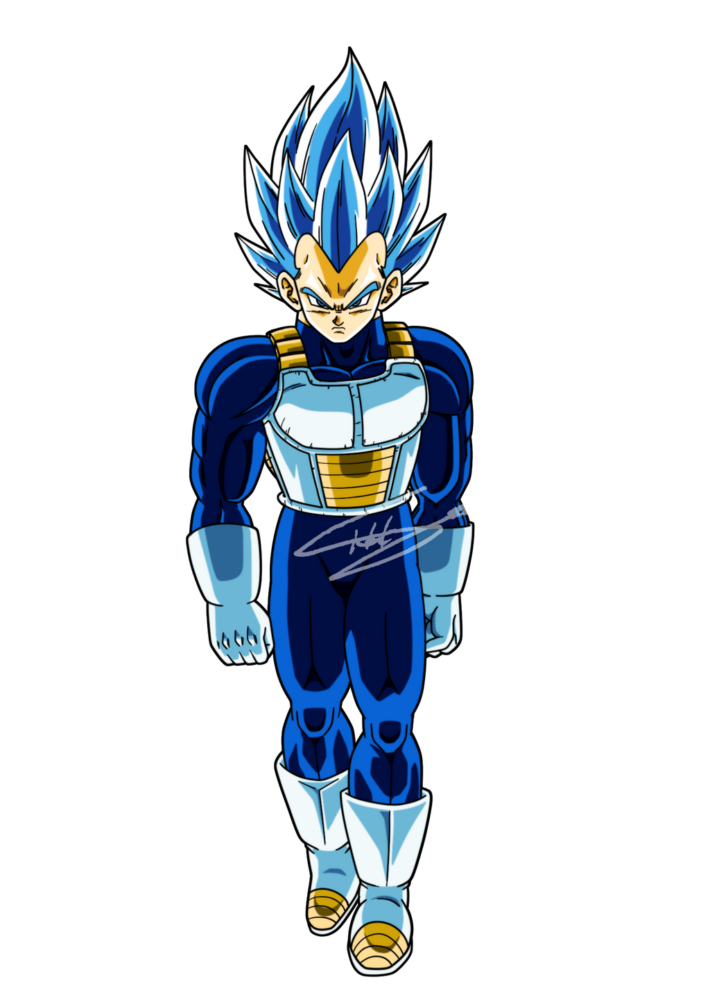 Vegeta Super Saiyan Blue Evolution (October 2022) by Teejee67 on DeviantArt