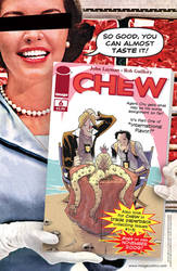 Chew 6 ad design