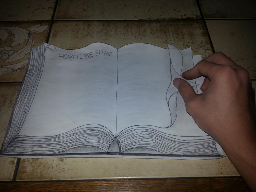 3D Book Drawing How not to be stupid by Kerle3 on DeviantArt