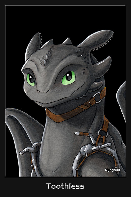 Toothless by The-Art-of-Nyhgault on DeviantArt