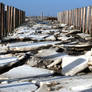 frozen North Sea