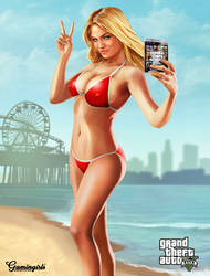 GTA V - Gamingirls Poster