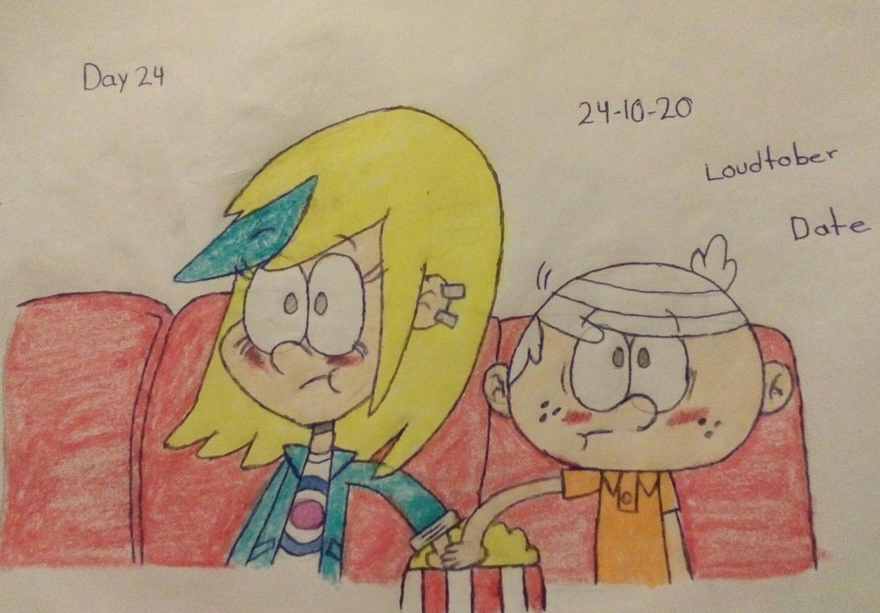 Lincoln and Sam at the AMC Theatres by BartToons-Disney360 on DeviantArt