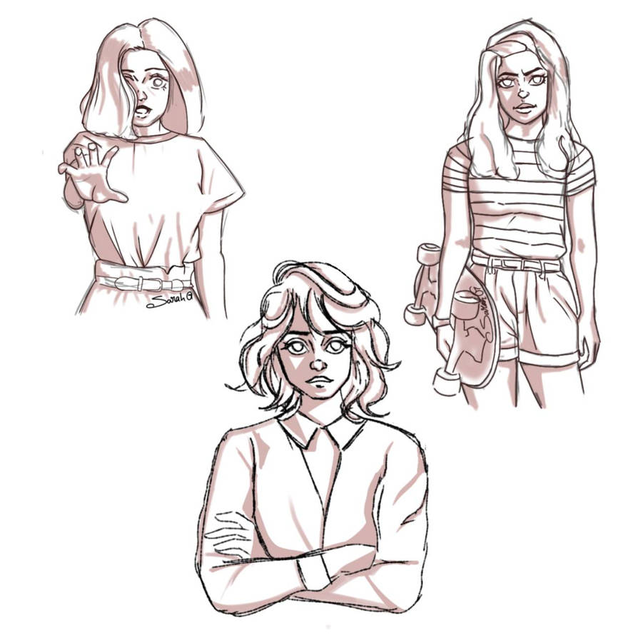 Stranger things characters by Sarahsdoodle on DeviantArt