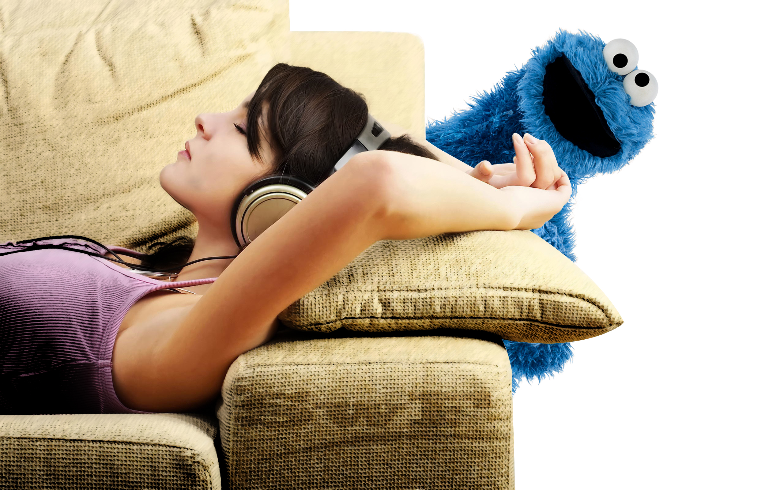 relax music + cookiemonster