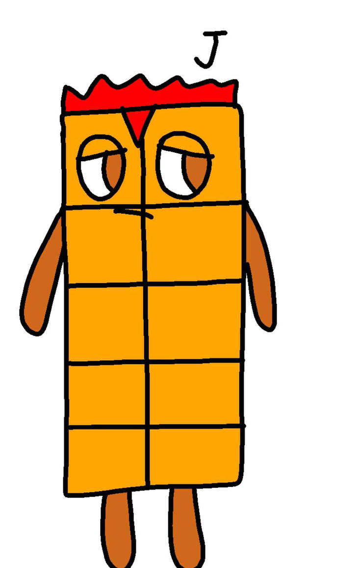 Charlie and the Alphabet Letter J as Numberblocks by adelinaloves on ...