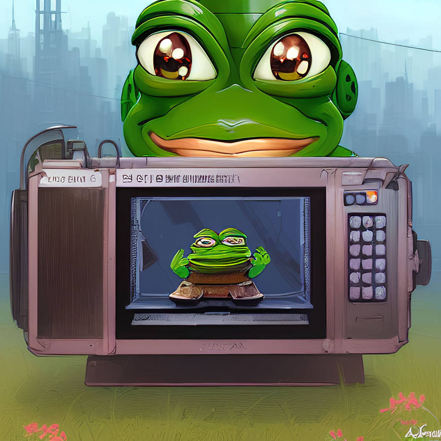Pepe frog in machine by KolhoArts on DeviantArt