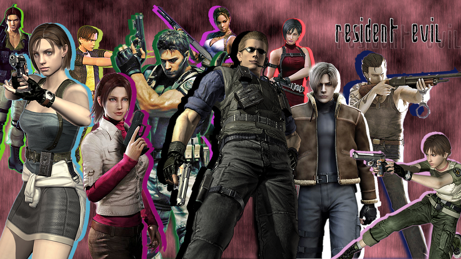 Resident Evil Main Characters By MusashiChan69 On DeviantArt resident-evil-main-characters-by-musashichan69-on-deviantart