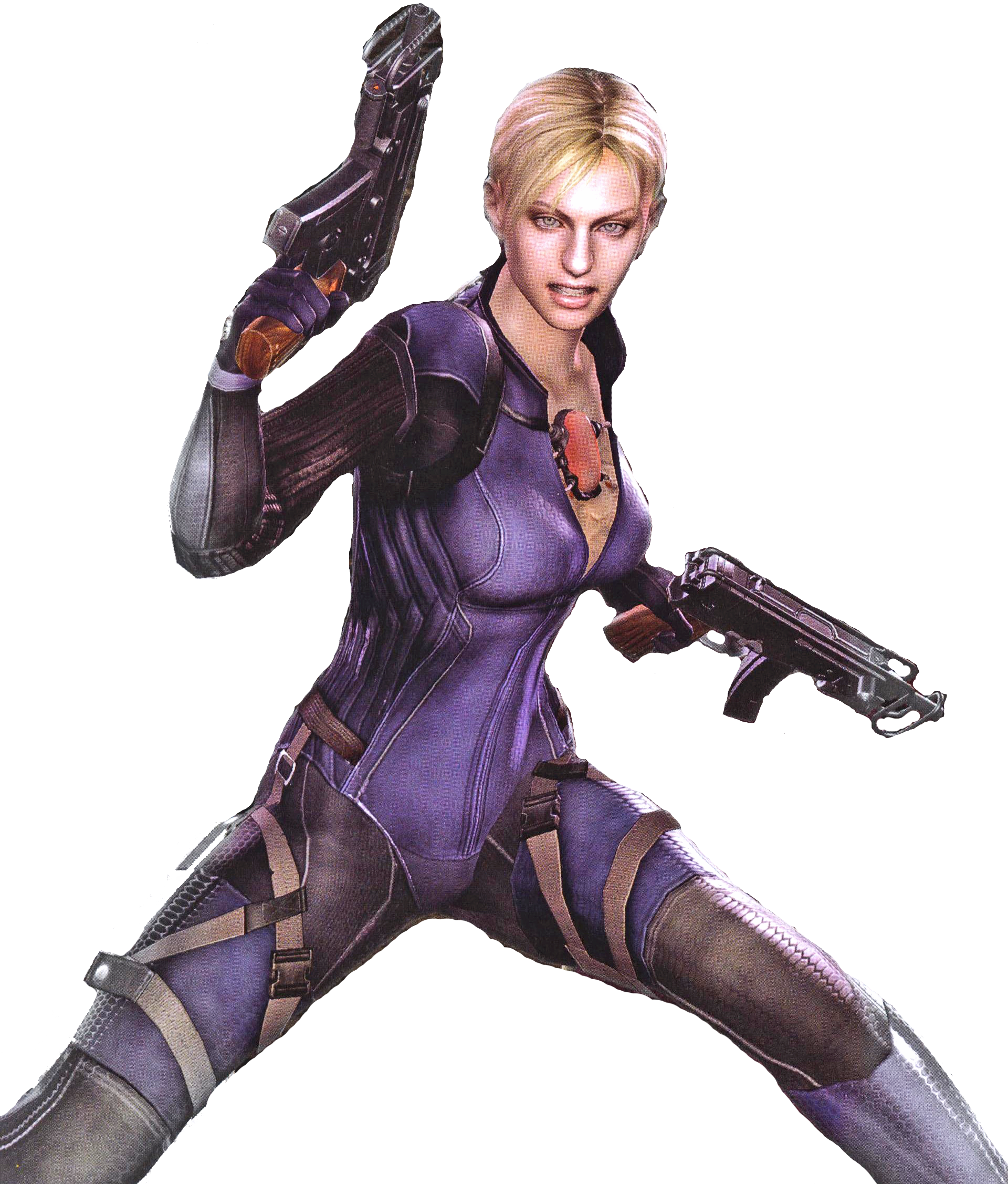 jill valentine from resident evil 5, in battle suit outfit