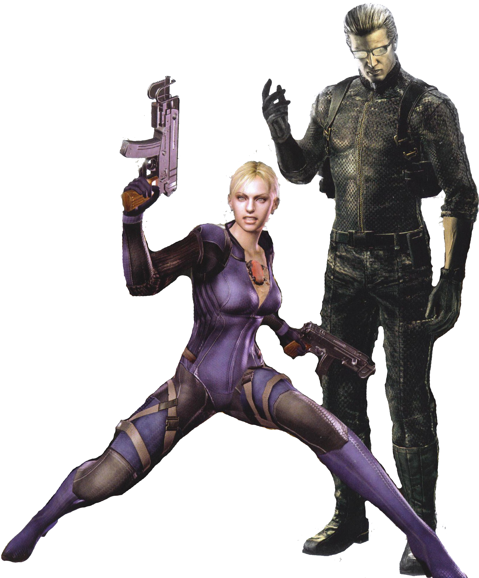 Jill and Wesker