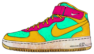 CMYK Air Force 1