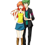 Misty and Drew happily dating.