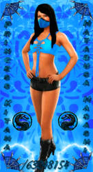 WWE Diva Kelly Kelly transformed into Kitana