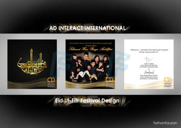 Card Eid ul-Fitr Festival Design AD Interact