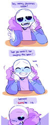 Holiday Greetings from Sans by ttoba
