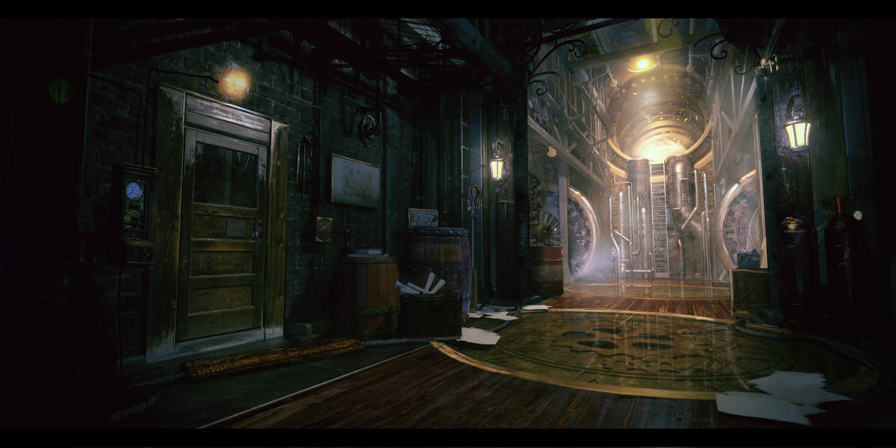 Steampunk Hall by LeoluchGG on DeviantArt