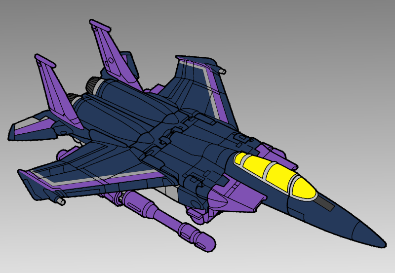 Duskwing Reference, Jet Mode by DragonessEclectic