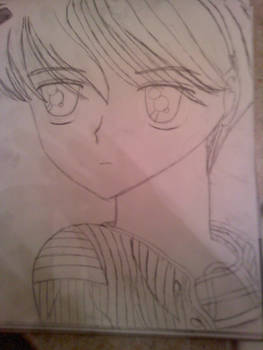 Akito Hayama (first attempt, light lines)