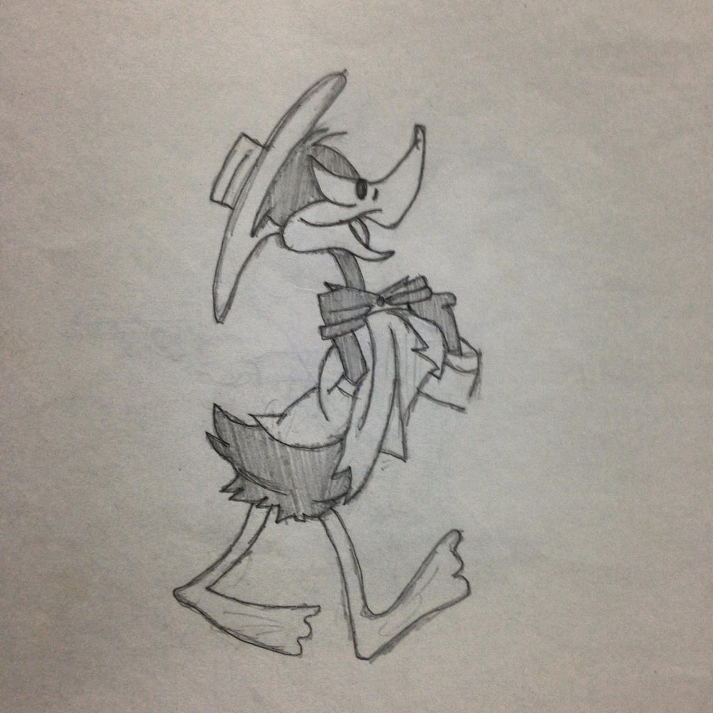 Daffy Duck by easypencildraw on DeviantArt