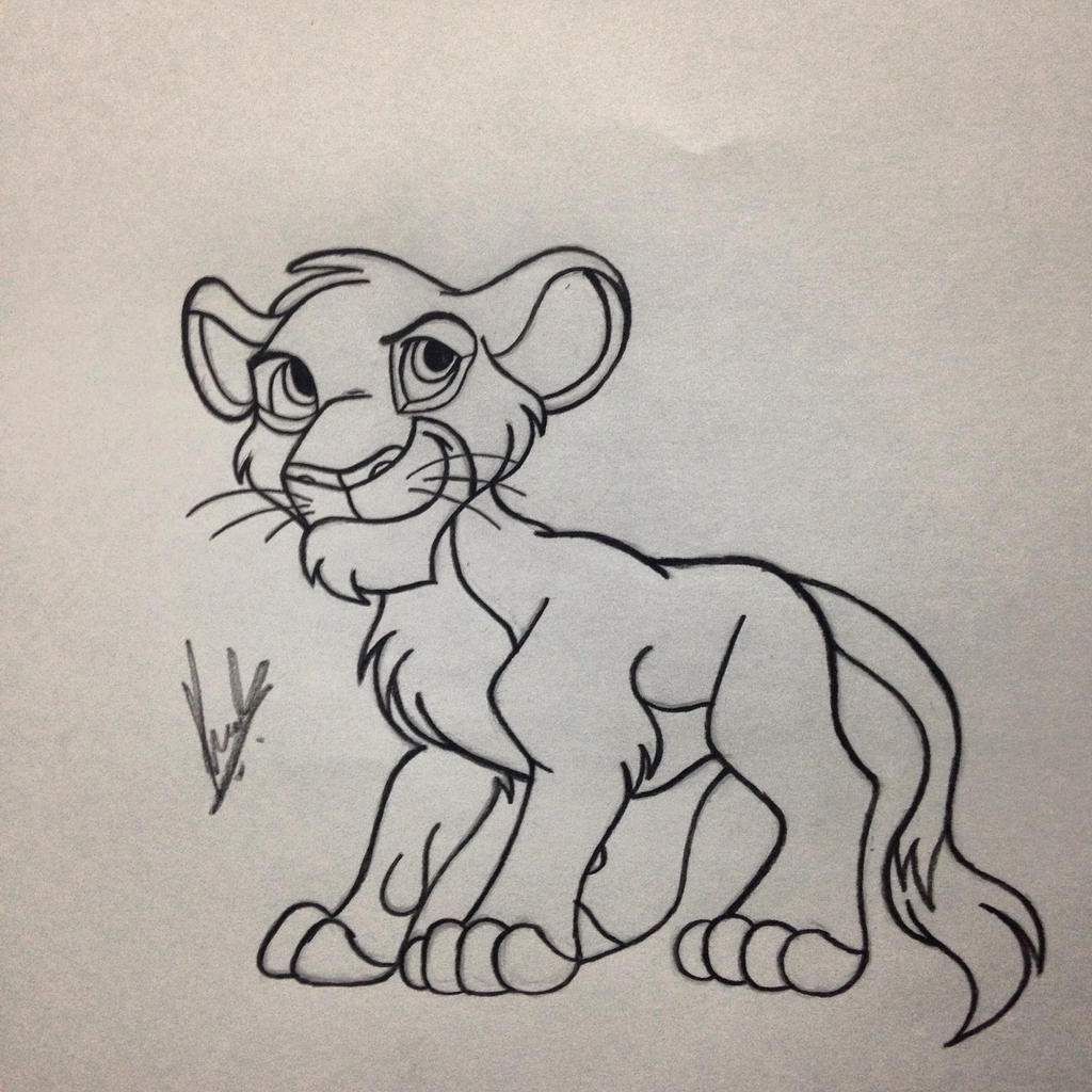 Simba by easypencildraw on DeviantArt