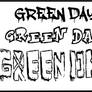 Green Day Fonts