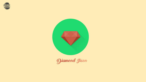 DIAMOND FLAT ICON