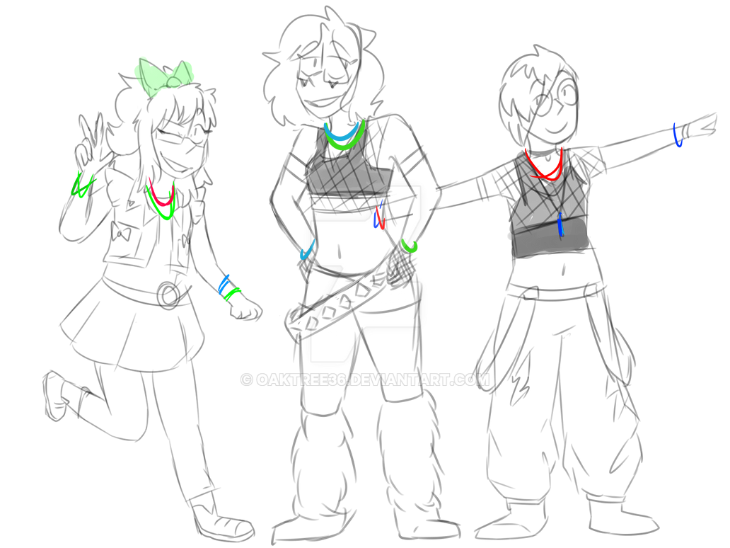 Creative Rave Characters The Rave Gang by oaktree36 on DeviantArt