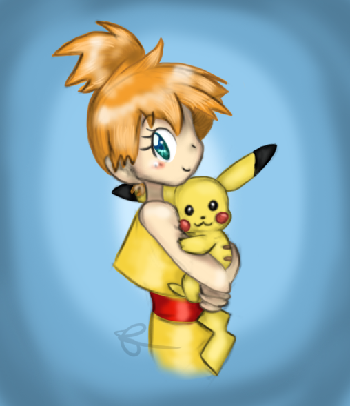 Misty and Pikachu