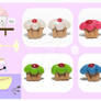 Cupcake Earring Menu