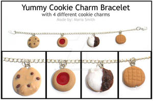 Yummy Cookie Charm Bracelet