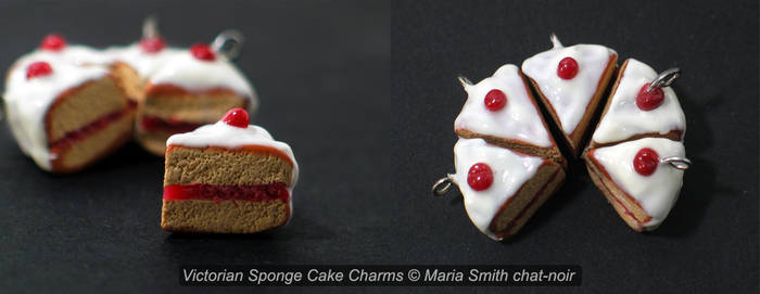 Victorian Sponge Cake Charms