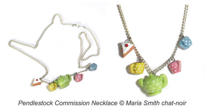 Pendlestock Tea for 3 Necklace