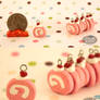 Pink Velvet Cake-Roll Charms