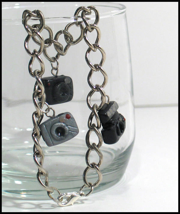 Digital Camera Charm Bracelet