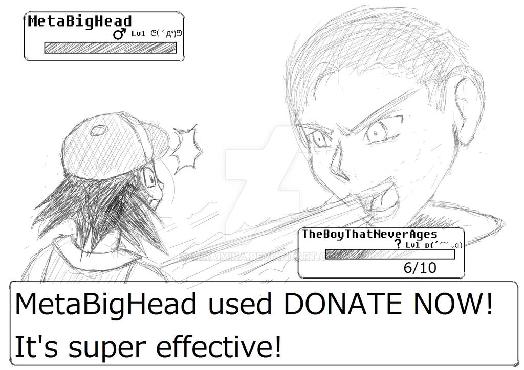 Megahead13 Deviantart Meta Big Head! by MiraiMika on DeviantArt