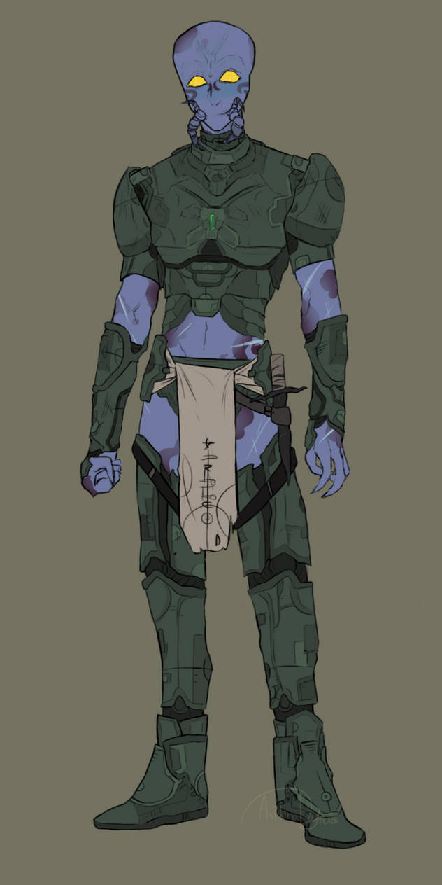 83 - Alien species concept design by anthrodyniacoms on DeviantArt
