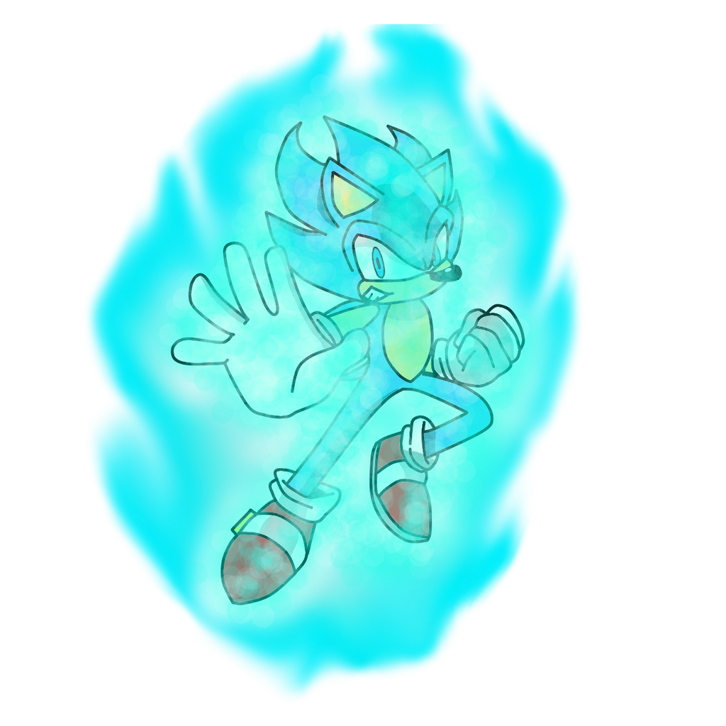 Super Sonic Blue by DuruTale on DeviantArt