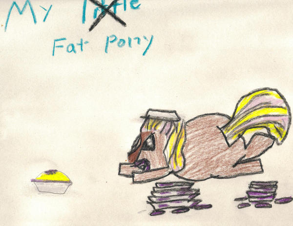 Pomy Fat My fat pony by spring2000 on DeviantArt