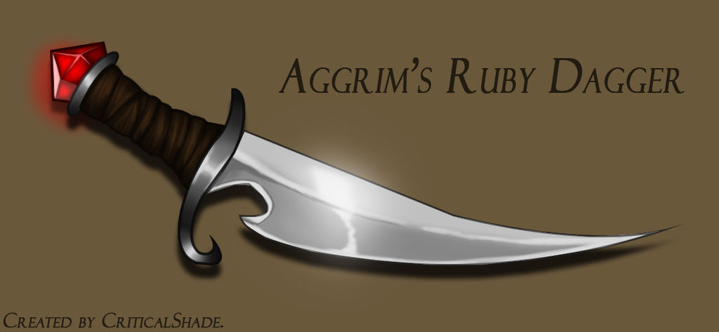 Ruby dagger by CriticalShade on DeviantArt