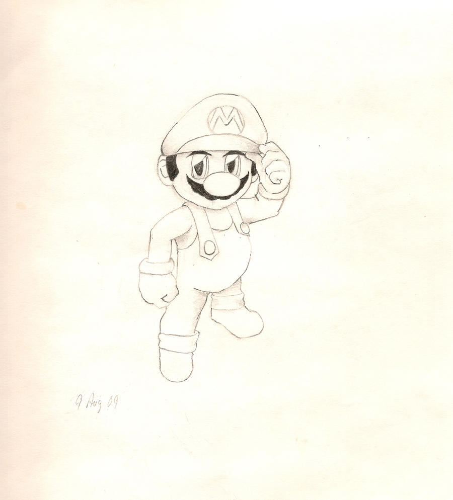 Mario Sketch By Damaanderson On DeviantArt mario-sketch-by-damaanderson-on-deviantart