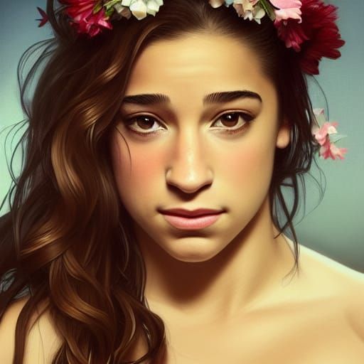 Aly Raisman Drawing Aly Raisman by AVikingAndHisPurse on DeviantArt