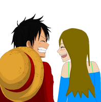 Me ANd Luffy-chan