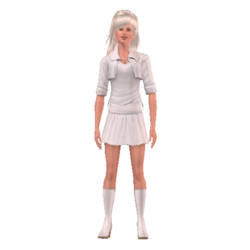 Weiss from RWBY Sims 3 Style