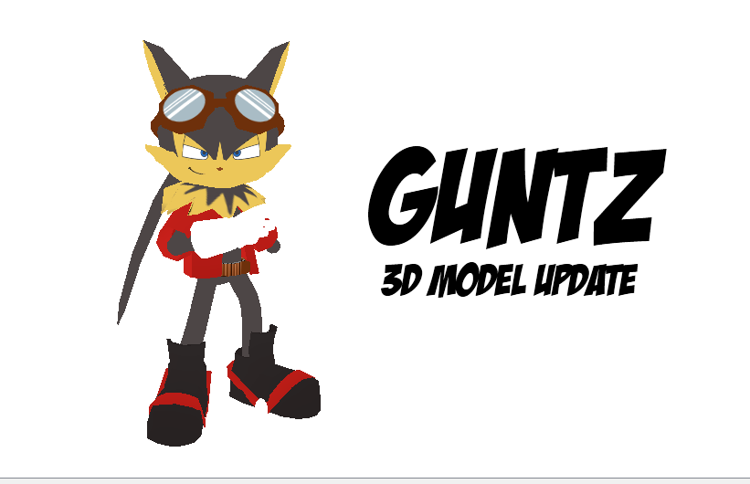 Klonoa - Guntz 3D Model Update!