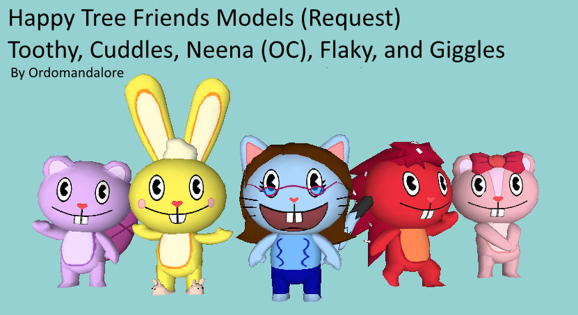 Happy Tree Friends Models (Request) by OrdoMandalore on DeviantArt