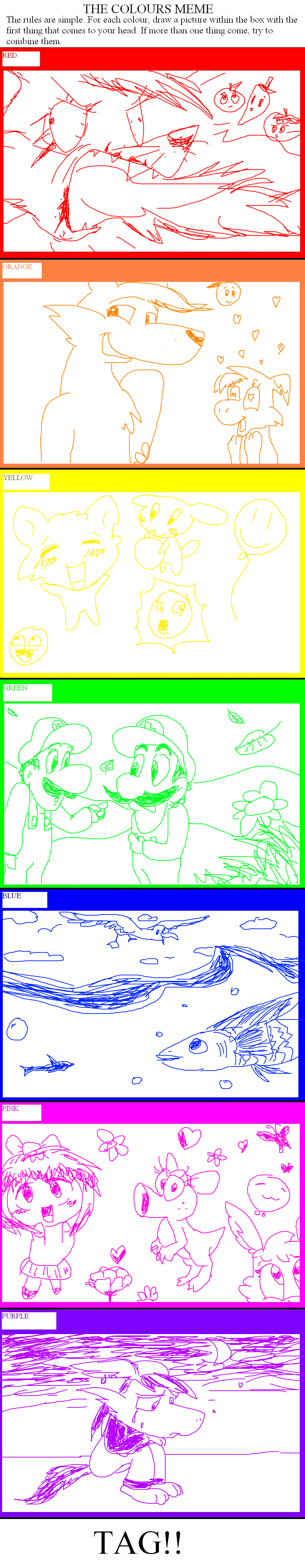 Color Effects Meme Rainbow Colour Meme by Stinkek on DeviantArt