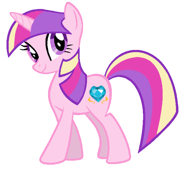 Twilight Sparkle in Princess Cadence's colors