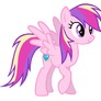 Rainbow Dash in Princess Cadence's colors